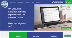 Desktop Screenshot of easy-mcs.com